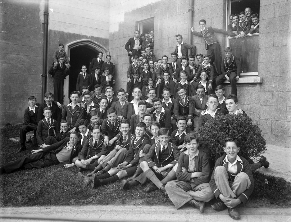 Date: May 1935 Location: Ireland, Who: Good Counsel College, Wexford (boys boarding school)
